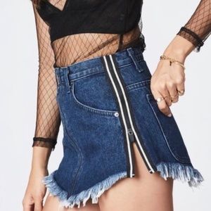 beatrice zip front skirt